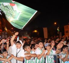 Iğdır FK'nin 1. Lig'e yükselmesi, kentte düzenlenen etkinlikle kutlandı