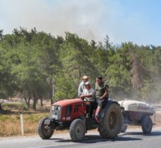 GÜNCELLEME 2 – İzmir'de çıkan orman yangınına müdahale ediliyor