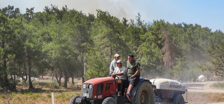 GÜNCELLEME 2 – İzmir'de çıkan orman yangınına müdahale ediliyor