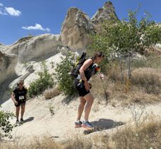 Kapadokya Çöl Maratonu'nda 30 kilometrelik koşu tamamlandı