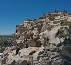 Kapadokya'nın “seyir zirvesi” Uçhisar Kalesi'ni 5 ayda 92 bin turist ziyaret etti