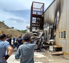 Konya’da silah fabrikasında çıkan yangın söndürüldü