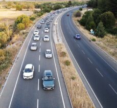 Muğla'da tatilcilerin dönüşü nedeniyle trafikte yoğunluk yaşanıyor