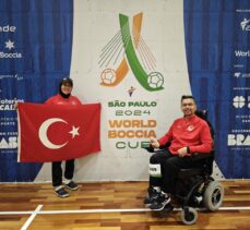 Paralimpik sporcu Öner Bozbıyık, Boccia Dünya Kupası'nın Sao Paulo ayağında şampiyon oldu