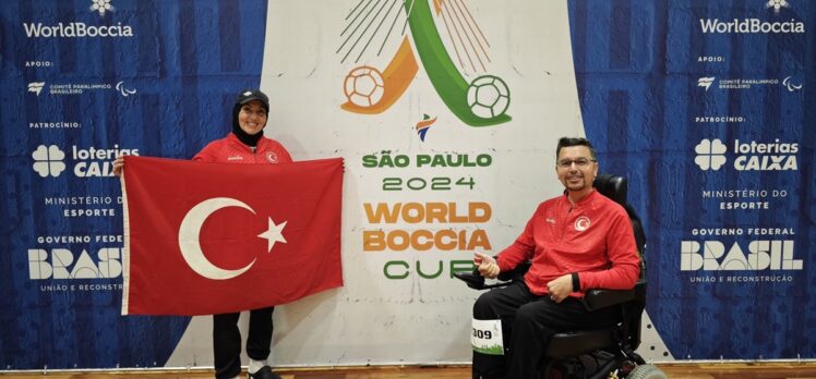 Paralimpik sporcu Öner Bozbıyık, Boccia Dünya Kupası'nın Sao Paulo ayağında şampiyon oldu