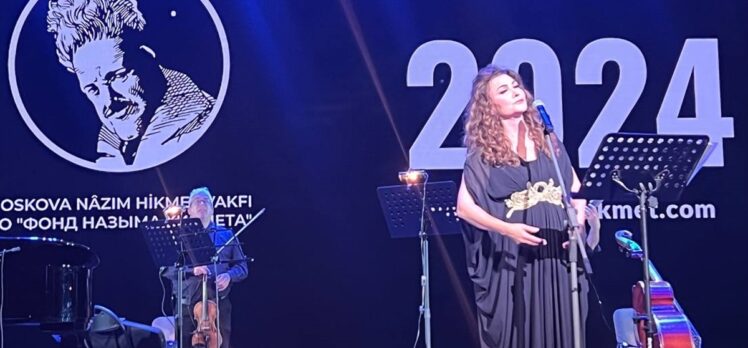 Rusya’nın başkenti Moskova’da şair Nazım Hikmet anısına konser verildi