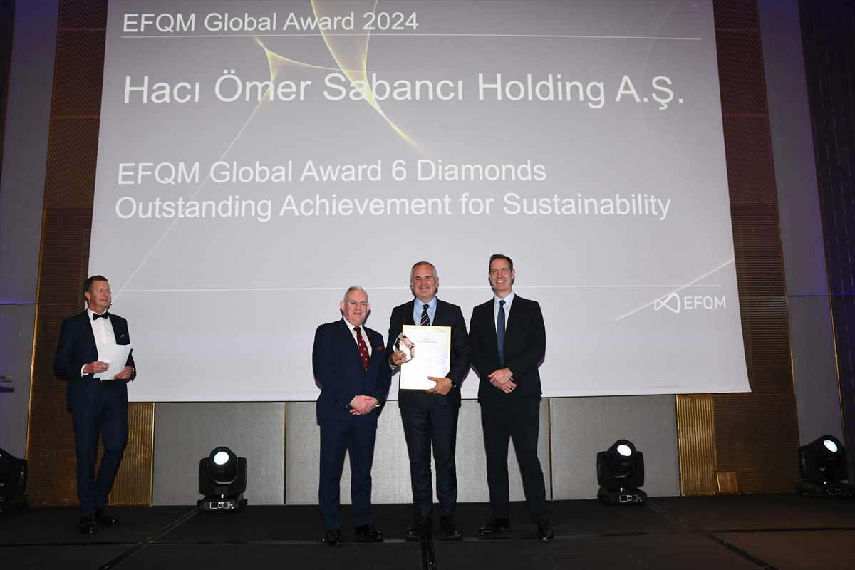 Sabancı Holding, “2024 Küresel EFQM Ödülü”nün sahibi oldu