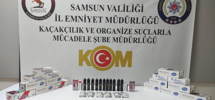 Samsun'da kaçakçılık operasyonunda 2 şüpheli yakalandı