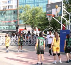 Siirt'te “Sokaklar Bizim 3×3 Basketbol Gençlik Kupası” finalleri başladı