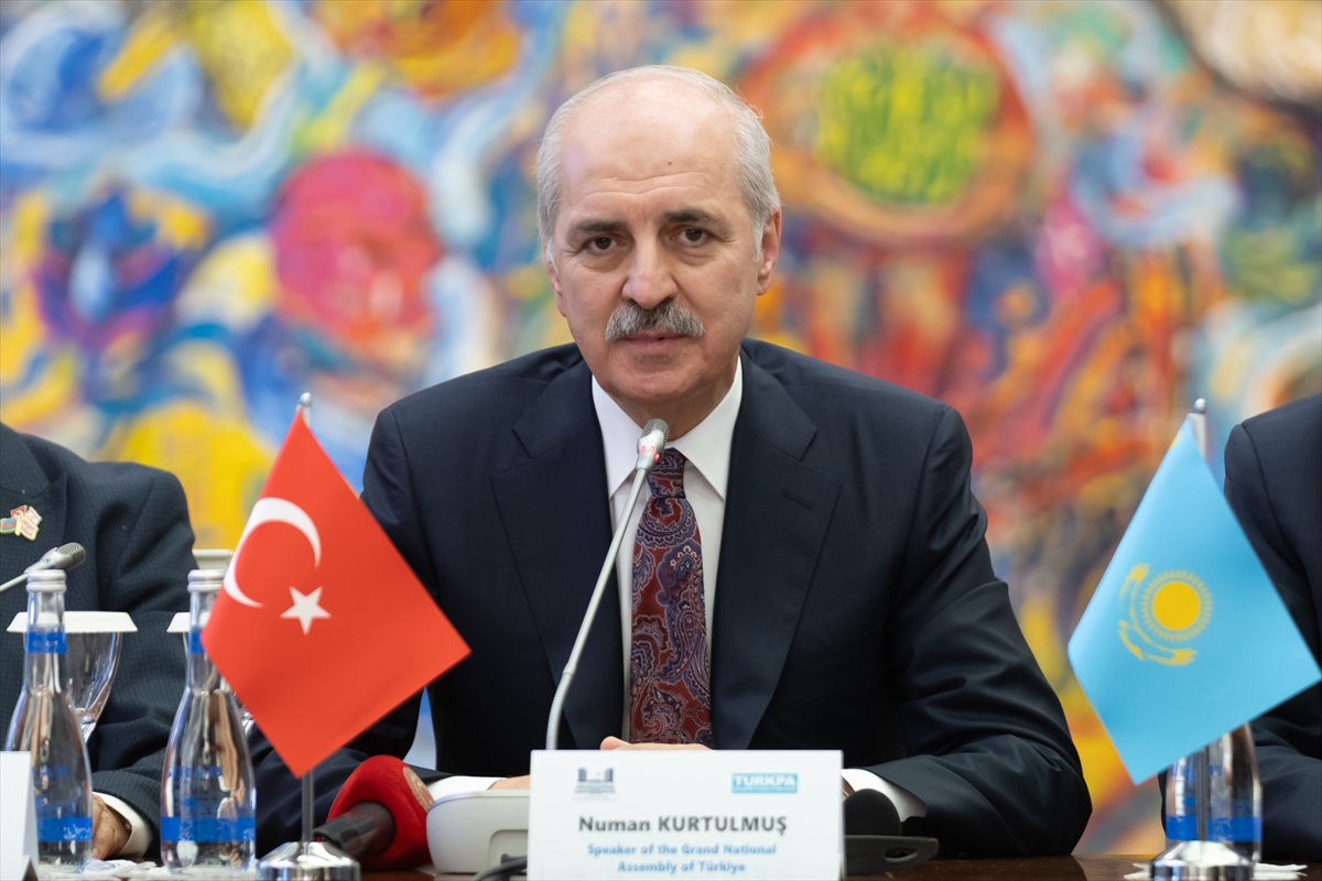 TBMM Başkanı Kurtulmuş, TÜRKPA Genel Kurulunun ardından düzenlenen ortak basın toplantısında konuştu: