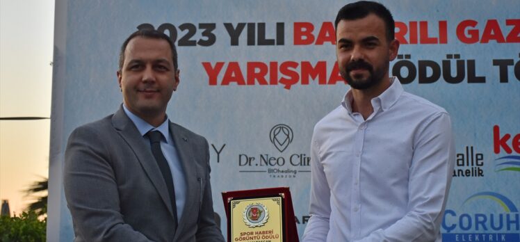 Trabzon'da “2023 Yılı Başarılı Gazeteciler Yarışması” ödül töreni düzenlendi