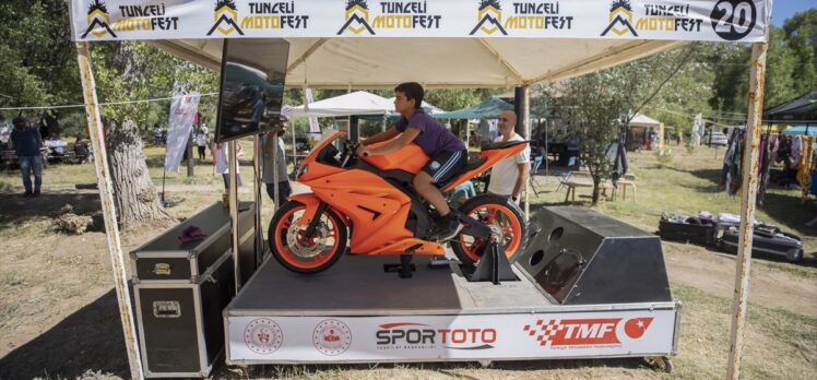 Tunceli'de MotoFest heyecanı başladı