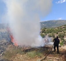 Tunceli'de otluk alanlarda çıkan yangınlar söndürüldü