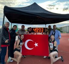 Türkiye Özel Sporcular 4×100 Metre Kadın Bayrak Takımı, dünya rekoru kırarak Avrupa şampiyonu oldu