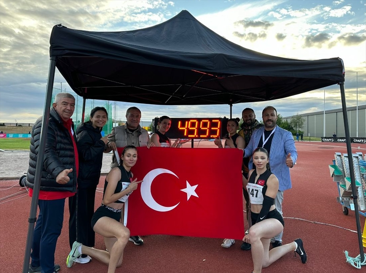 Türkiye Özel Sporcular 4×100 Metre Kadın Bayrak Takımı, dünya rekoru kırarak Avrupa şampiyonu oldu