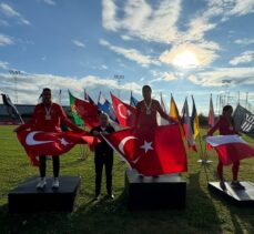 Özel sporcu Aysel Önder, Avrupa şampiyonu oldu