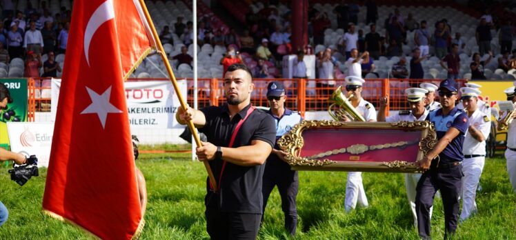 663. Tarihi Kırkpınar Yağlı Güreşleri'nin resmi açılış töreni Edirne'de gerçekleştirildi