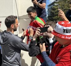 A Milli Futbol Takımı, Berlin'de kaldığı otelden ayrıldı