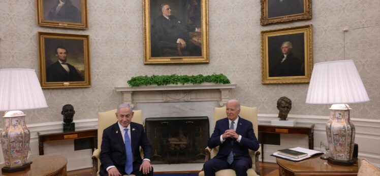 ABD Başkanı Biden, Beyaz Saray'da Netanyahu ile bir araya geldi