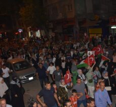 Adıyaman'da İsrail'in Gazze'ye yönelik saldırıları protesto edildi