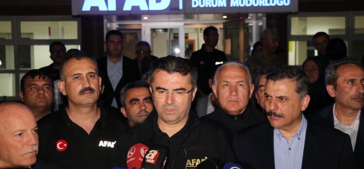 AFAD Başkanı Memiş, Erzurum'da koordinasyon toplantısında konuştu: