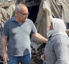 Ağrı Valisi Koç, selden etkilenen köyde incelemelerde bulundu