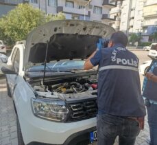 Aydın'da park halindeki otomobile yorgun mermi isabet etti