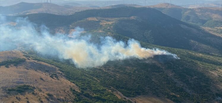 GÜNCELLEME – Balıkesir'de ormanlık alanda çıkan yangın kontrol altına alındı