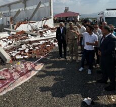 Bingöl'de inşaat halindeki ahırın çökmesi sonucu 1 işçi öldü, 1 işçi yaralandı