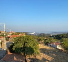 Çanakkale'nin Ayvacık ilçesinde çıkan orman yangınına müdahale ediliyor