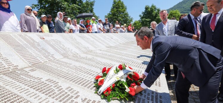 CHP Genel Başkanı Özel, Srebrenitsa Soykırımı anma törenine katıldı