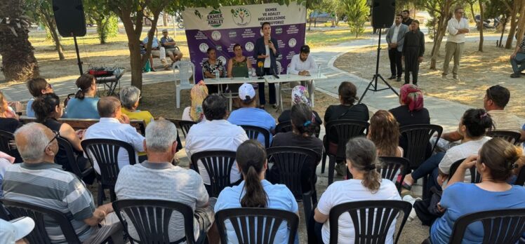 DEM Parti Eş Genel Başkanı Oruç, Hatay'da çeşitli programlara katıldı