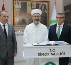 Diyanet İşleri Başkanı Erbaş, Sinop'ta cami temel atma törenine katıldı: