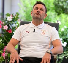 Galatasaray Teknik Direktörü Okan Buruk, Avusturya kampında AA'ya açıklamalarda bulundu: (1)