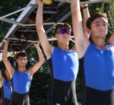 Gençler Türkiye Kürek Kupası son gün müsabakaları Meriç Nehri'nde başladı