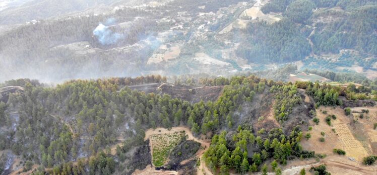 GÜNCELLEME – Kahramanmaraş'ta çıkan orman yangını kontrol altına alındı