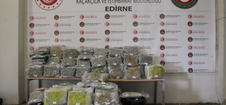 Kapıkule'de 244 kilogram uyuşturucu ele geçirildi