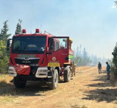 Kırklareli'nde korulukta çıkan yangına müdahale ediliyor