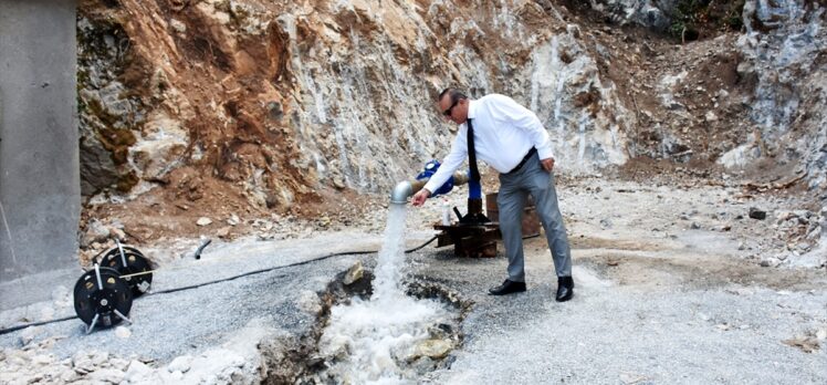 KKTC tarihinde keşfedilen en zengin su kaynağına ulaşıldı