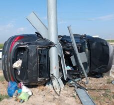 Konya'da iki otomobilin çarpıştığı kazada 1 kişi öldü, 6 kişi yaralandı