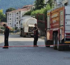 Sakarya'da oksijen yüklü tankerde sızıntı ekipleri harekete geçirdi