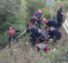 Sakarya'da şarampole yuvarlanan kişi öldü