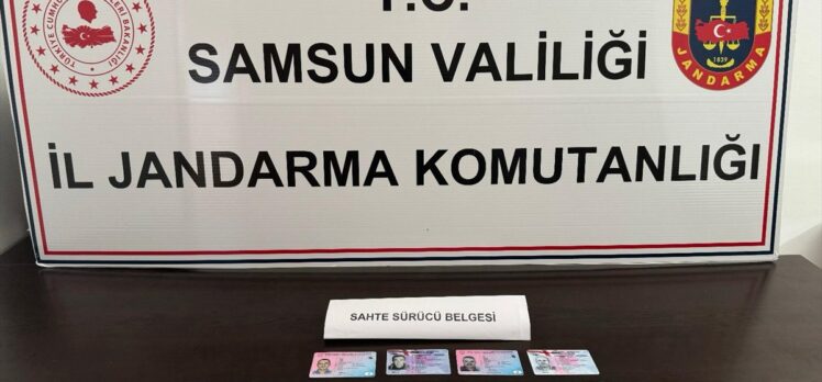 Samsun merkezli “sahte yurt dışı sürücü belgesi” operasyonunda 4 zanlı yakalandı