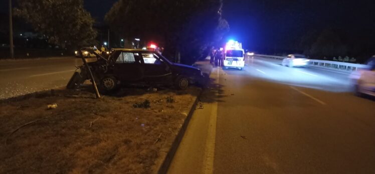 Samsun'da trafik kazasında 5 kişi yaralandı