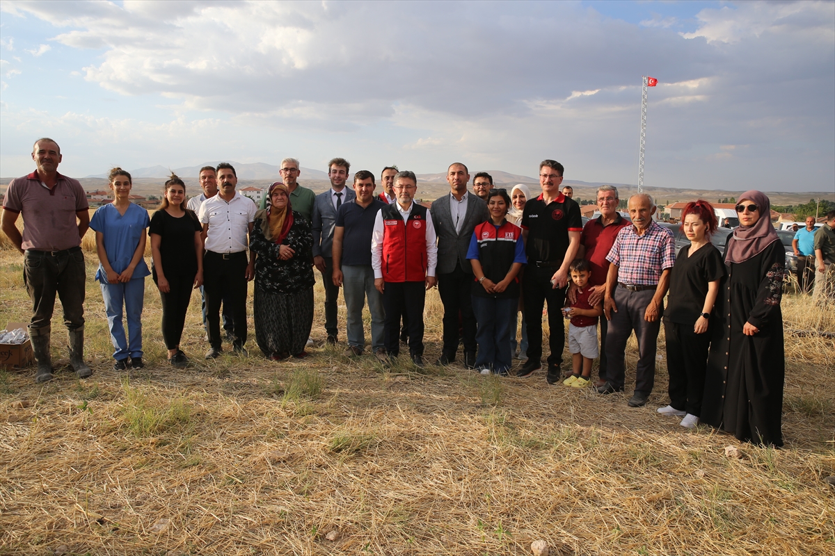 Tarım ve Orman Bakanı Yumaklı, Eskişehir'de arpa hasadında konuştu: