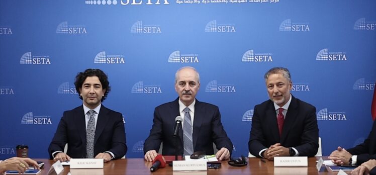 TBMM Başkanı Kurtulmuş, Washington'da ABD düşünce kuruluşu temsilcileriyle bir araya geldi: