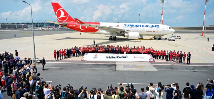 Paris 2024 Yaz Olimpiyatları'na giden sporcular uğurlandı