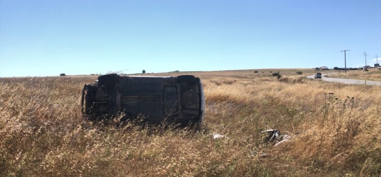 Tekirdağ'da iki otomobilin çarpıştığı kazada 1 kişi öldü, 2 kişi yaralandı