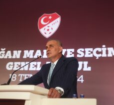 TFF'nin yeni başkanı İbrahim Hacıosmanoğlu, teşekkür konuşması yaptı: