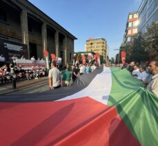 Trabzon'da Filistin'e destek yürüyüşü